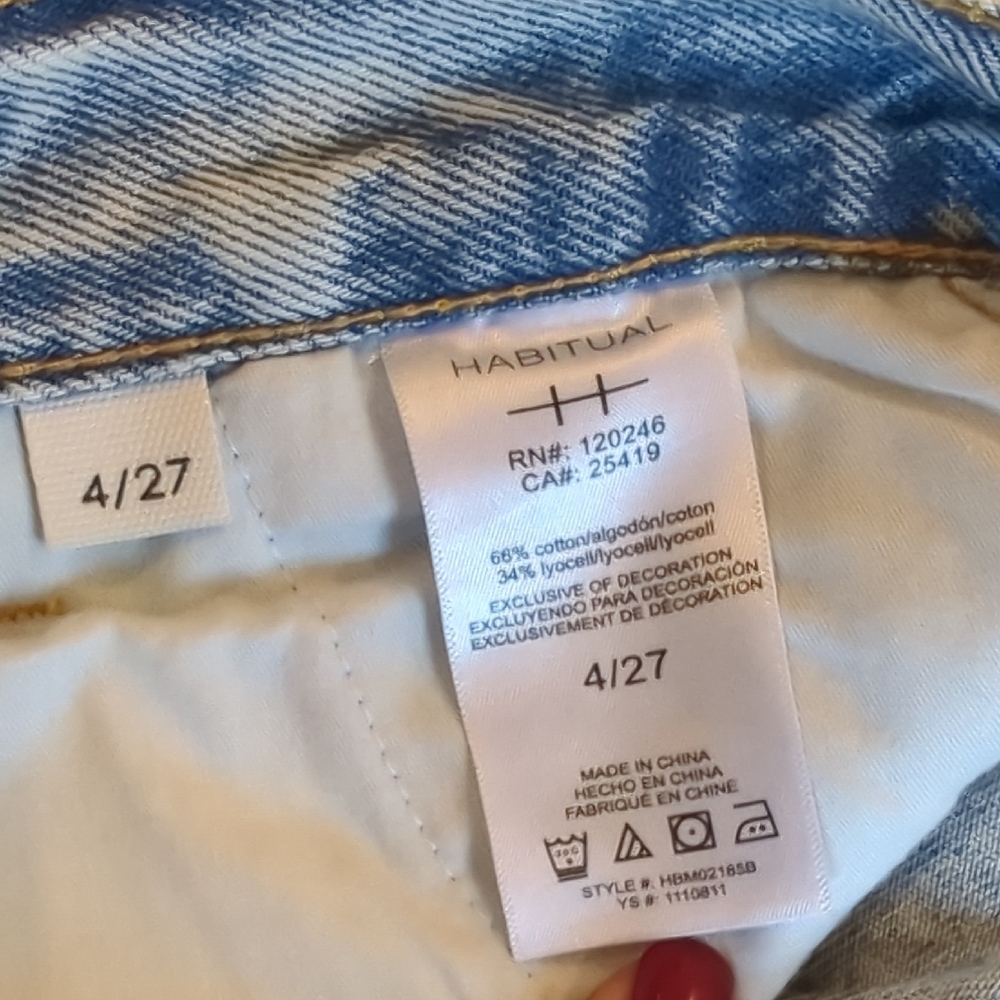 Habitual High Rise Blue Women's Jeans - Picture 3 of 6